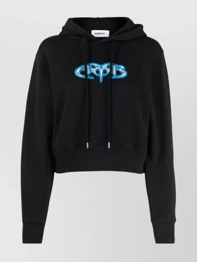 AMBUSH GRAPHIC BABY HOODIE DRAWSTRING HOOD