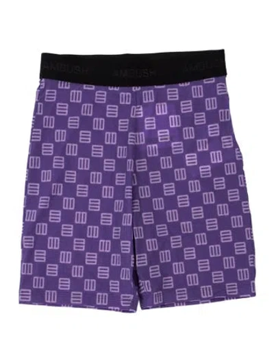 Pre-owned Ambush Graphic Print Boxers W/ Tags In Purple