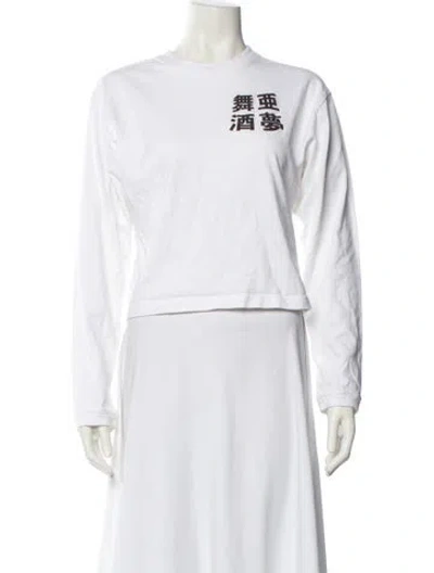 Pre-owned Ambush Graphic Print Crew Neck Sweatshirt In Multi