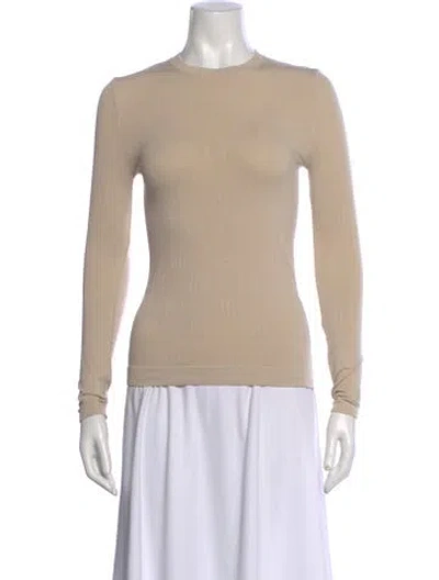 Pre-owned Ambush Graphic Print Crew Neck Top In Neutral