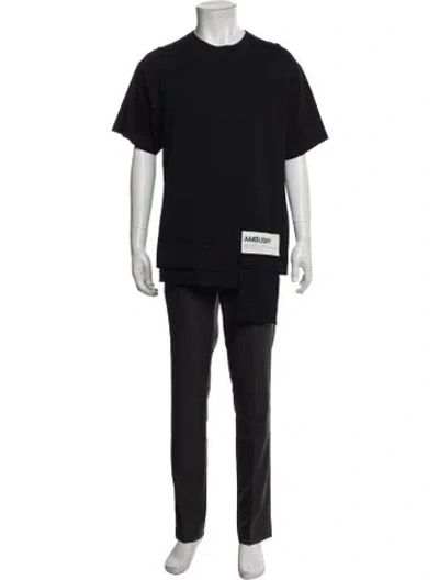 Pre-owned Ambush Graphic Print Crew Neck T-shirt In Blue