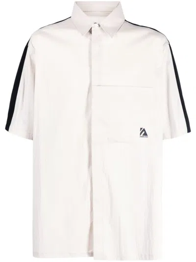 Ambush Graphic-print Short-sleeve Shirt In Grey