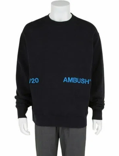 Pre-owned Ambush Graphic Print Sweatshirt W/ Tags In Blue