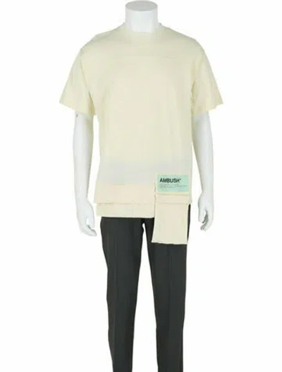 Pre-owned Ambush Graphic Print T-shirt W/ Tags In White