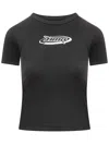 Ambush Short-sleeved Crewneck T-shirt In Black