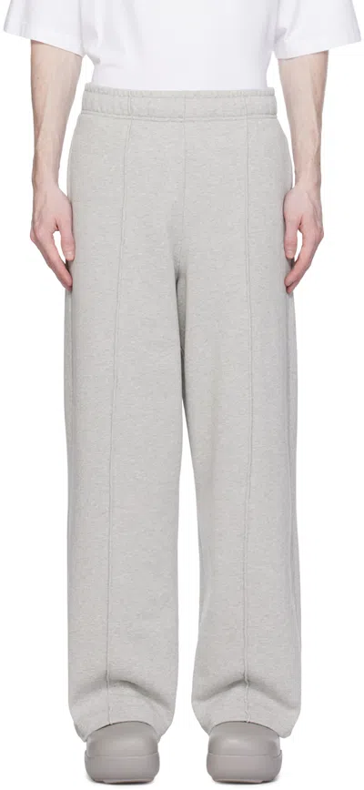 Ambush Gray Pinched Seam Sweatpants In Light Grey