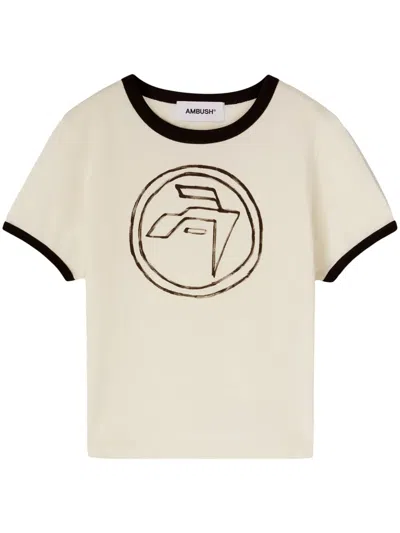 AMBUSH HAND-PRINT ORGANIC COTTON T-SHIRT