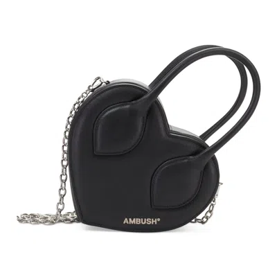 Ambush Heart Handle Bag In Black