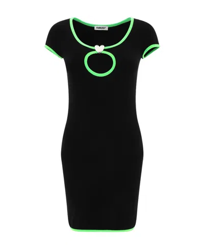 AMBUSH AMBUSH HEART CUT-OUT MINI DRESS