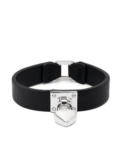 AMBUSH HEART LEATHER BRACELET