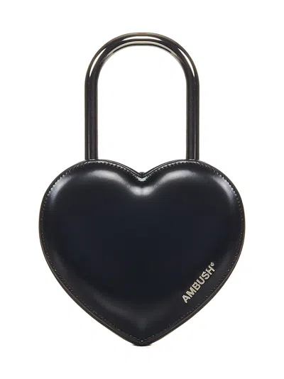 Ambush Heart Padlock Tote In Black