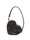 Ambush Heart Shoulder Bag In Black