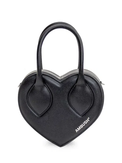 Ambush Heart-shaped Mini Handbag In Black