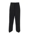 Ambush High-waist Wide-leg Trousers In Black