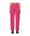 Ambush High-waisted Tailored Trousers In Pink