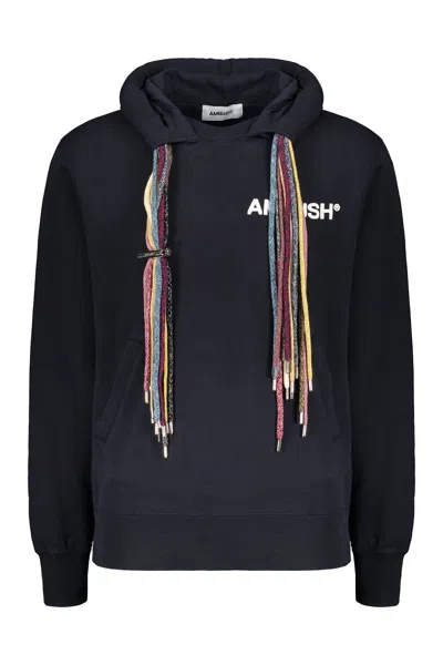 Ambush Hooded Sweatshirt In Blue