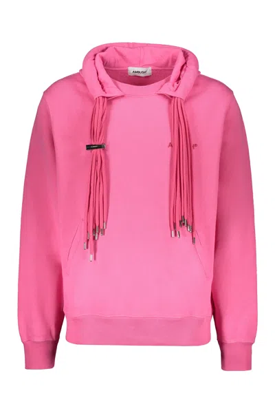 Ambush Hooded Sweatshirt In Pink