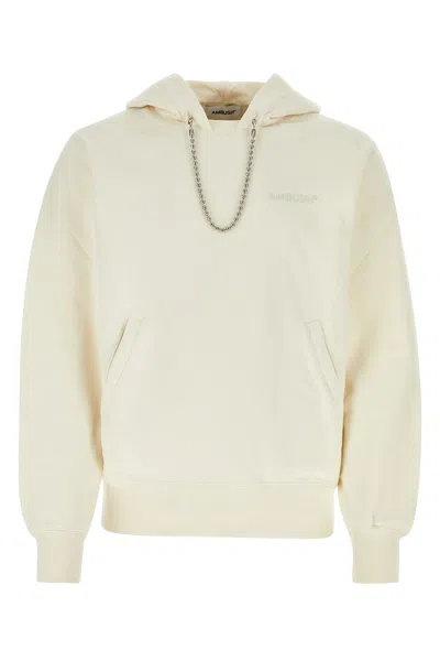 AMBUSH IVORY COTTON SWEATSHIRT