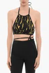 Ambush Jacquard-pattern Strapless Top In Multi