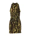 Ambush Jacquard Mini Dress In Black