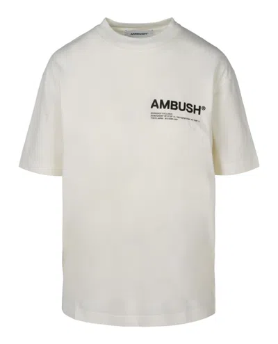 Ambush Jersey Workshop T-shirt In White