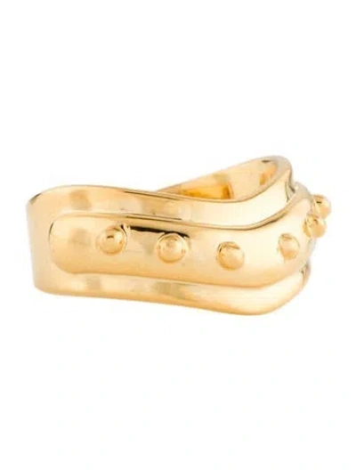 Pre-owned Ambush Joint Stud Ring In Multi