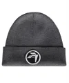 Ambush Logo-embroidered Knitted Beanie In Gray