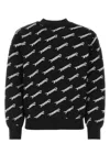 Ambush Embroidered Crew-neck Wool Blend Sweater In Printed
