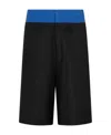 Ambush Layered-design Knee-length Shorts In Black