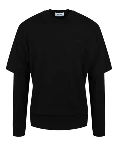 Ambush Layered Long Sleeve T-shirt In Black