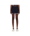 Ambush Navy Layered Suit Shorts In Navy Blue