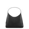 Ambush Hobo Leather Shoulder Bag In Black