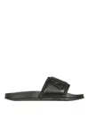 AMBUSH LEATHER SLIDE SANDALS