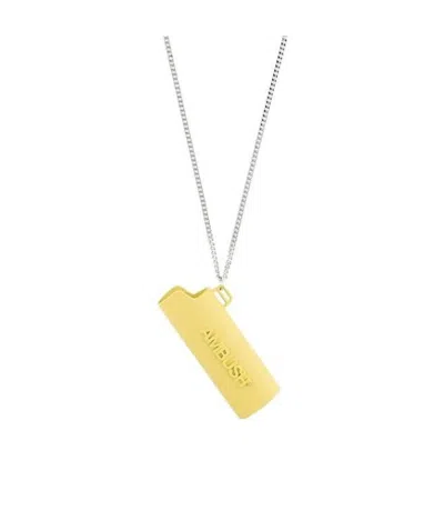 Ambush Lighter Case Necklace In Yellow
