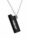 Ambush Lighter Case Pendant Necklace In Silver