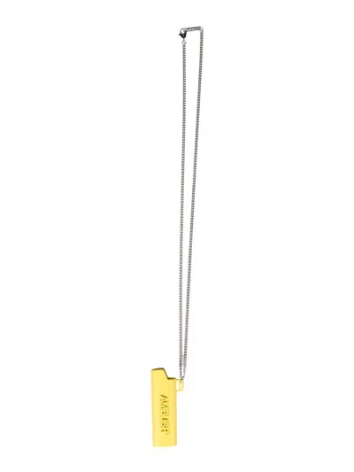 Ambush Women Lighter Holder Necklace In Yellow