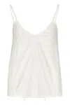 Ambush Linen Blend Tank Top In White