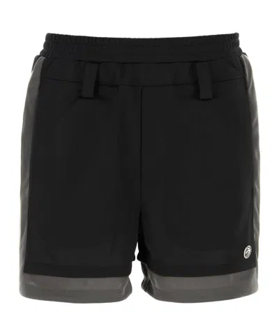 AMBUSH LOGO-APPLIQUÉ TRACK SHORTS