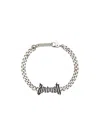 Ambush Logo-charm Chain Bracelet In White
