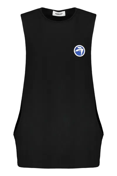 Ambush Logo Cotton Tank Top In Black