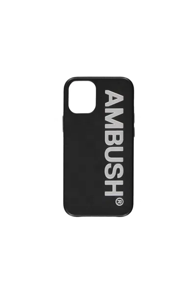 Ambush Logo Detail Iphone 12 Mini Case In Black