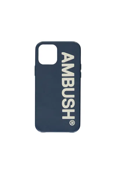 Ambush Logo Detail Iphone 12 Pro Case In Blue