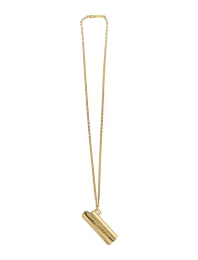 AMBUSH LOGO EMBOSSED LIGHTER CASE NECKLACE