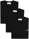 Ambush Cotton Logo T-shirt Round Neck In Black