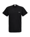 Ambush Logo-embroidered Crew-neck T-shirt In Black