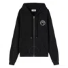Ambush Drawstring Hood Cotton Sweatshirt In Black