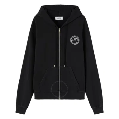 AMBUSH AMBUSH LOGO-EMBROIDERED ORGANIC COTTON HOODIE