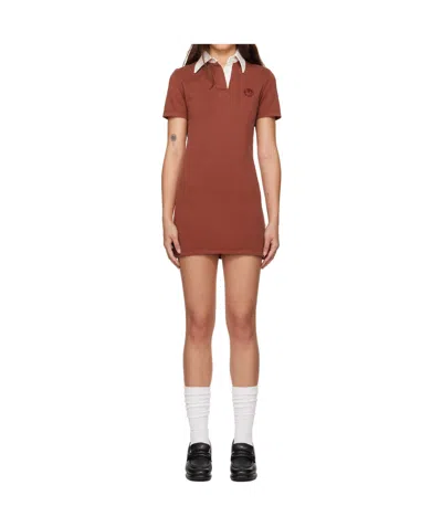 Ambush Logo-embroidered Polo Dress