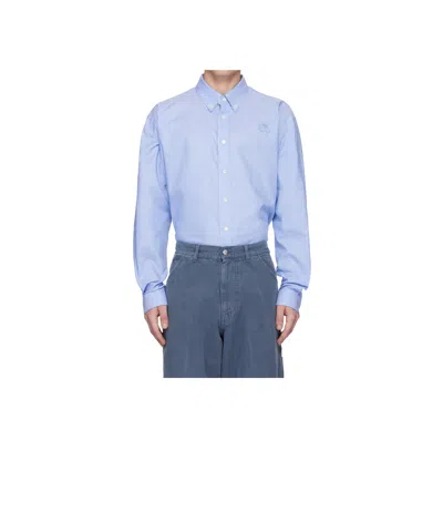 Ambush Logo-embroidered Shirt In Blue