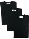 Ambush Cotton Logo T-shirt Round Neck In Black